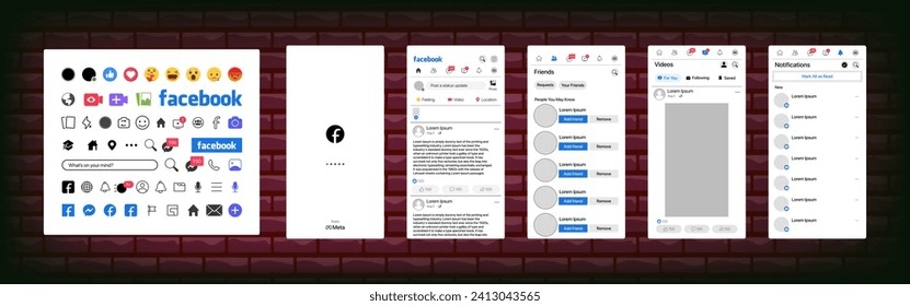 Facebook账号帖子发布界面